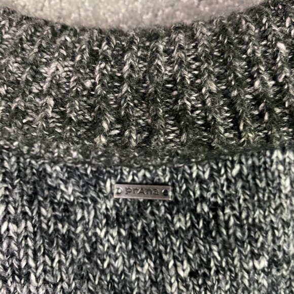 Prana Danika Duster Cardigan Sweater Women's Medium Long Gray - Picture 4 of 11